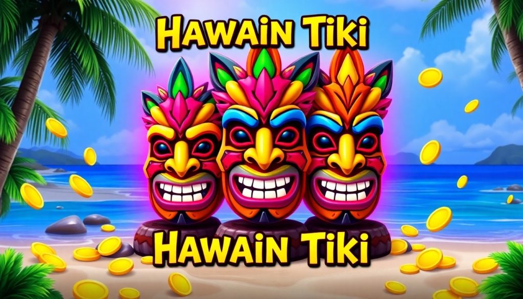 Hawiian Tiki สล็อตพีจี เกมสล็อตนำโชค